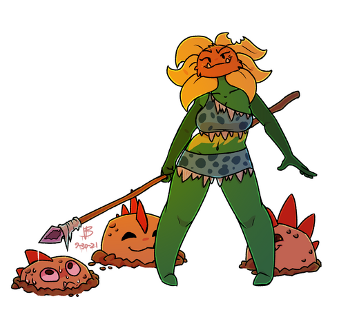 Fullbody ; Cell-Shaded ; Props + Simple BG